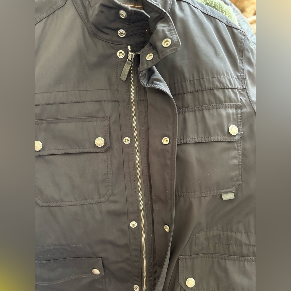 Coach Men’s Black Field Jacket- Size L - Picture 3 of 6